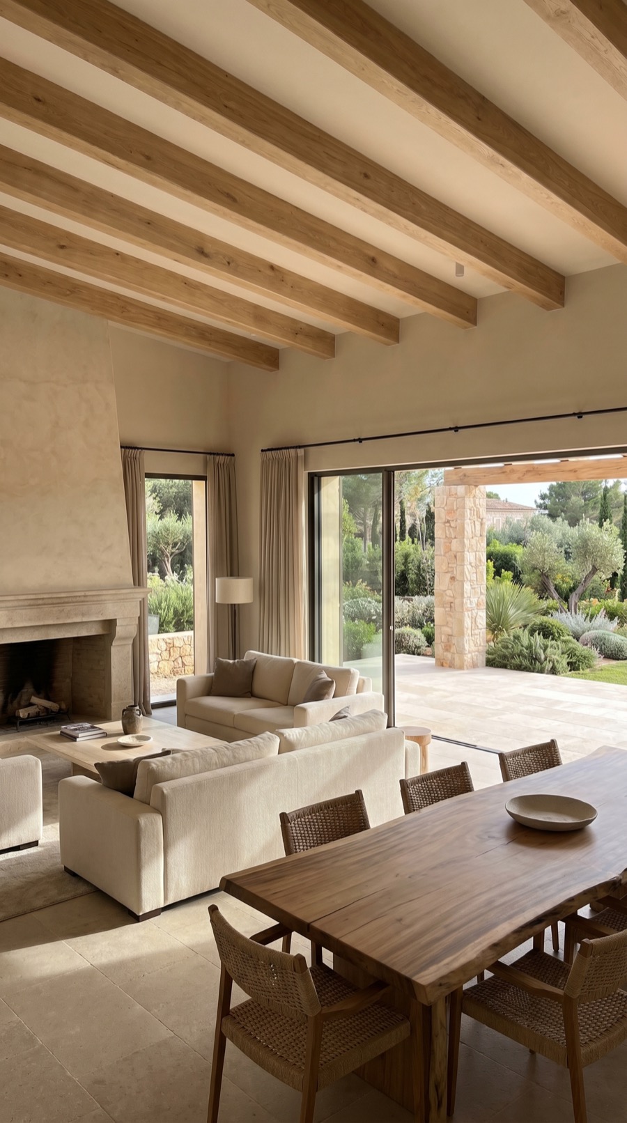 Light-filled villa interior